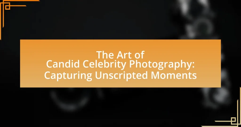 The Art of Candid Celebrity Photography: Capturing Unscripted Moments